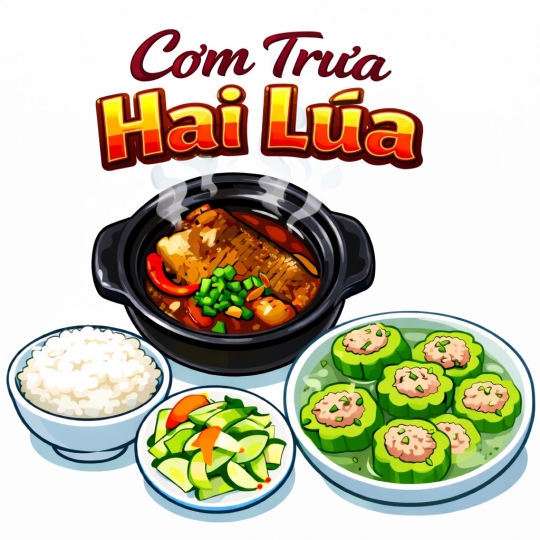 Cơm trưa văn phòng Hai Lúa 28-07-2026